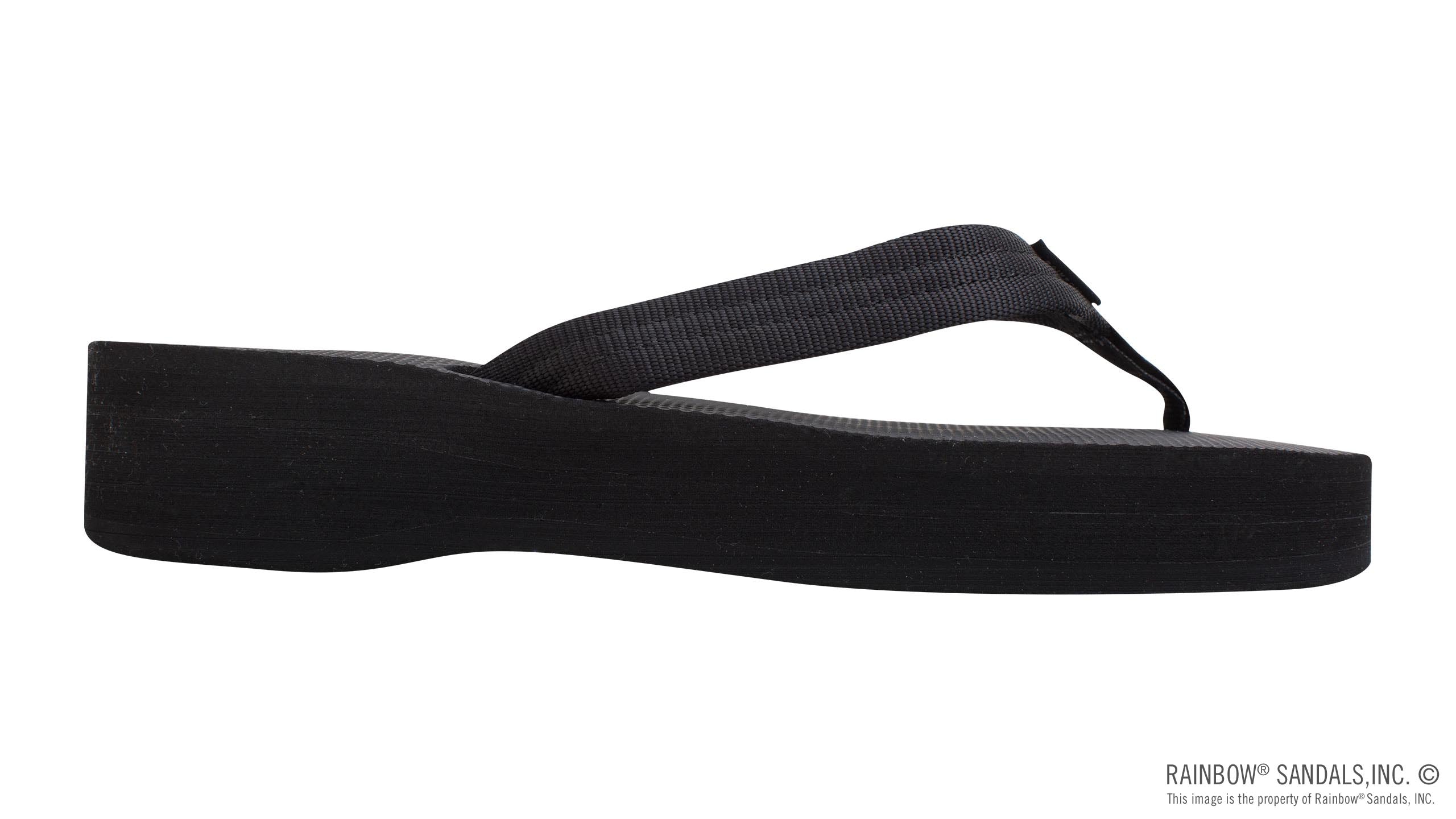 Four Layer Wedge Soft Rubber Top with EVA Filled 3/4" Nylon Strap