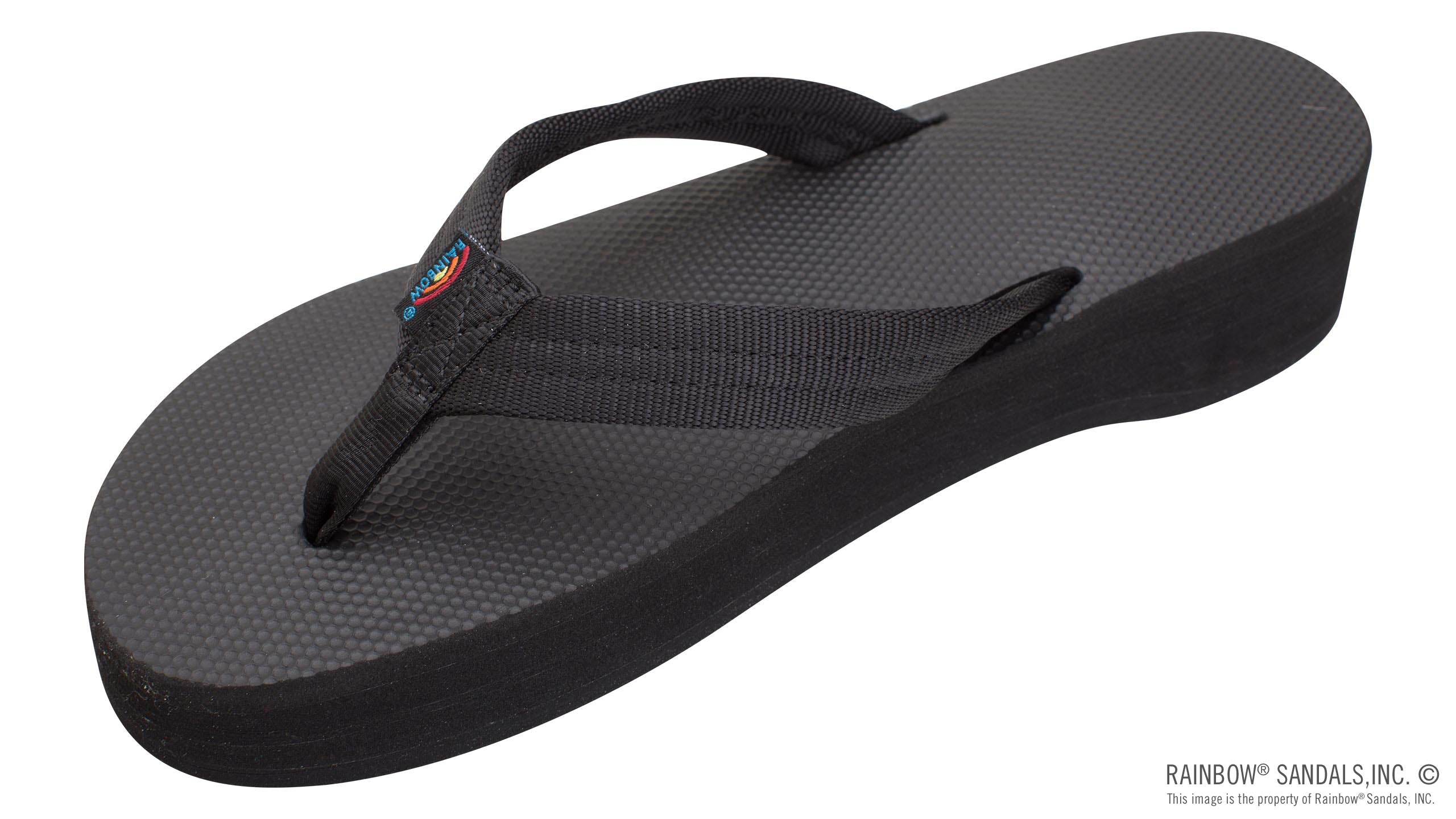 Four Layer Wedge Soft Rubber Top with EVA Filled 3/4" Nylon Strap
