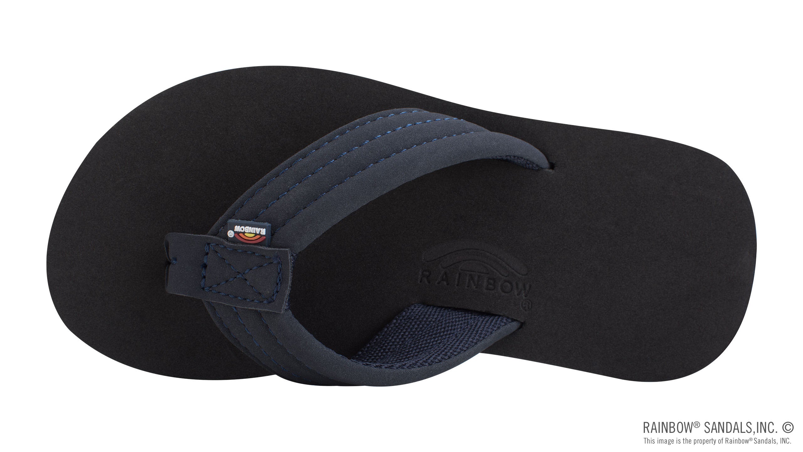 The Grombow - Soft  Rubber Top Sole  with 1" Strap and Pin line