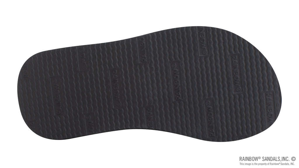 The Grombow - Soft  Rubber Top Sole  with 1" Strap and Pin line