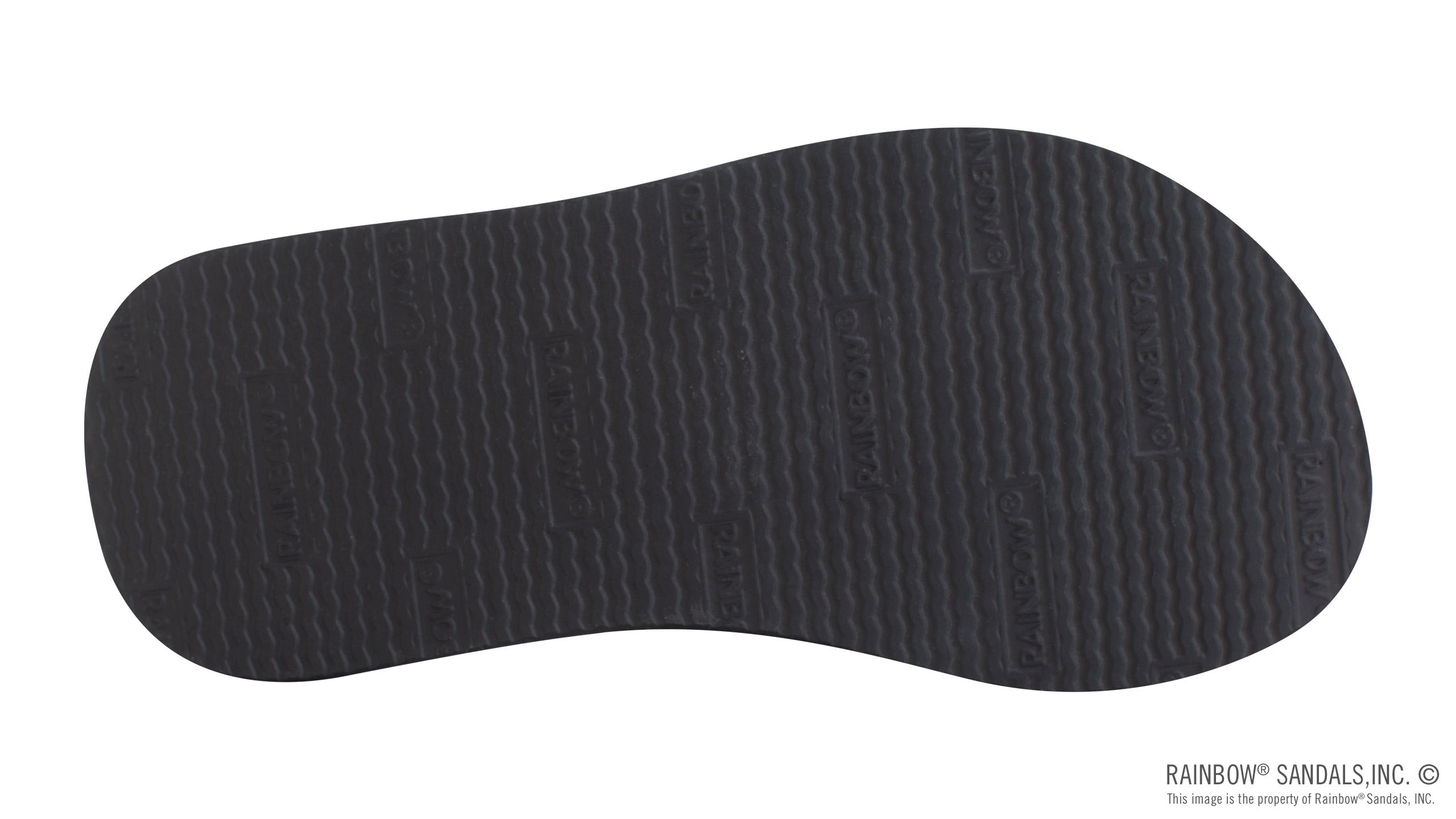 The Grombow - Soft  Rubber Top Sole  with 1" Strap and Pin line