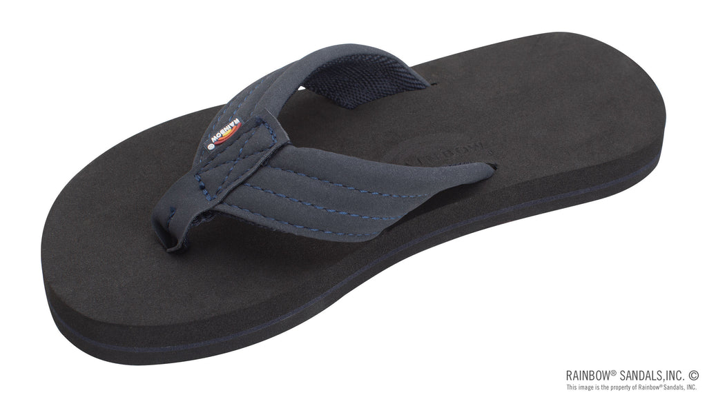 The Grombow - Soft  Rubber Top Sole  with 1" Strap and Pin line