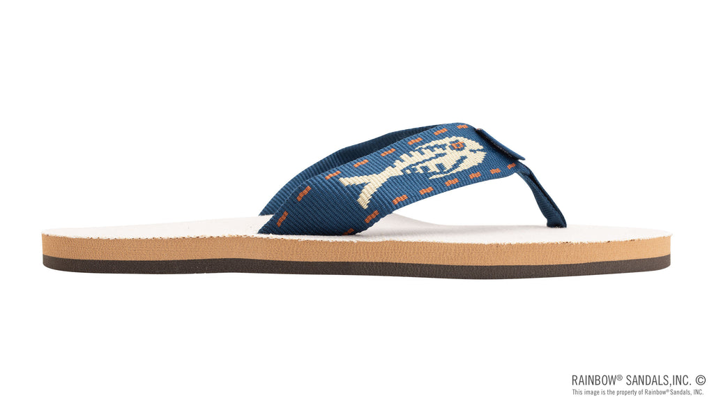 Single Layer Hemp with a Nylon Fish Pattern Strap