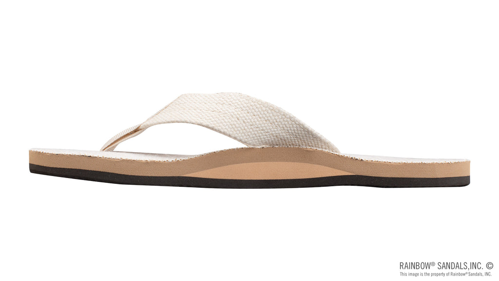 Single Layer Hemp  with Arch  Support and 1" Strap