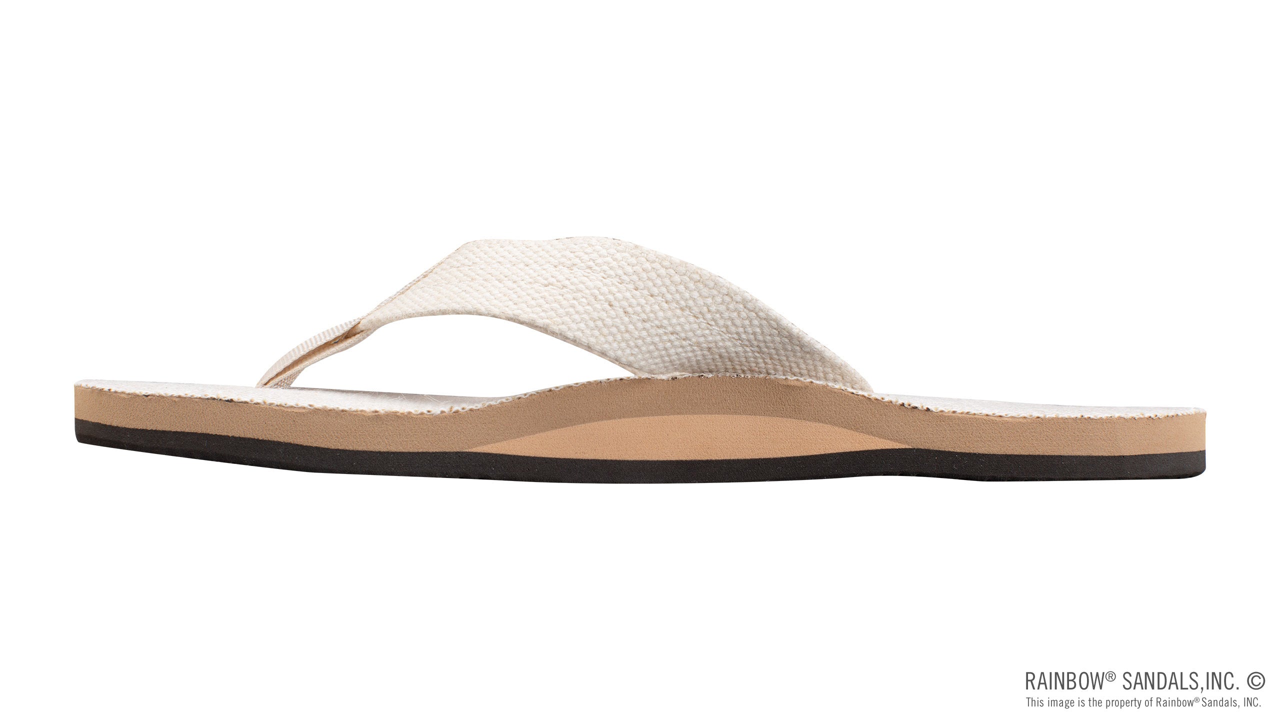 Single Layer Hemp  with Arch  Support and 1" Strap