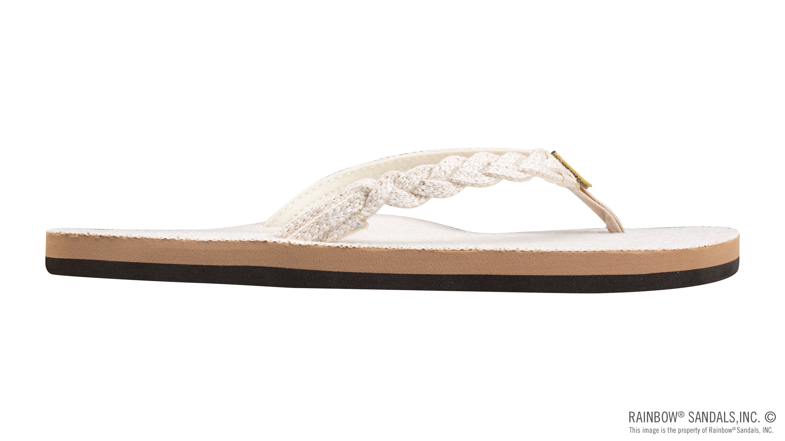 Hemp Flirty Braidy - Single Layer Arch Support with a  1/2" Braided Strap