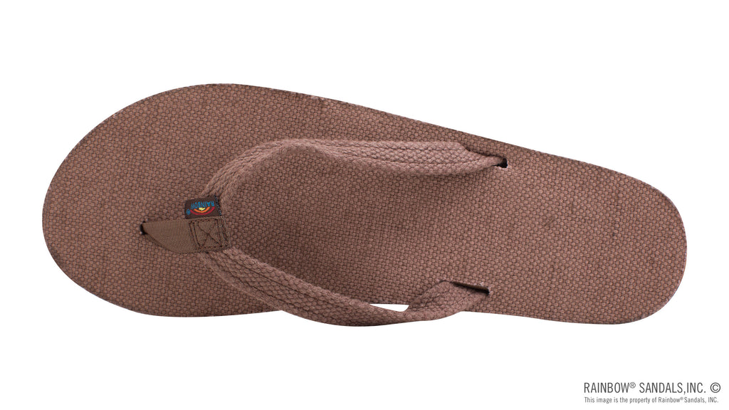 Single Layer Hemp with Arch Support and 1/2" Narrow Strap