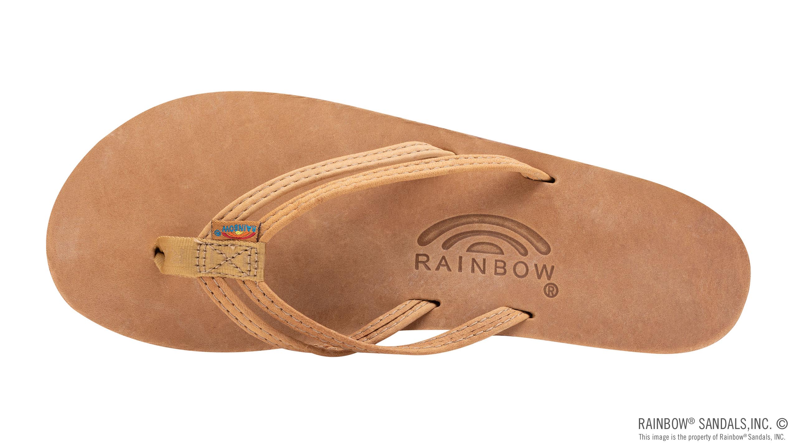 The Sandpiper - Luxury Leather  Single Layer Arch Support with 1/3" Double Narrow Strap