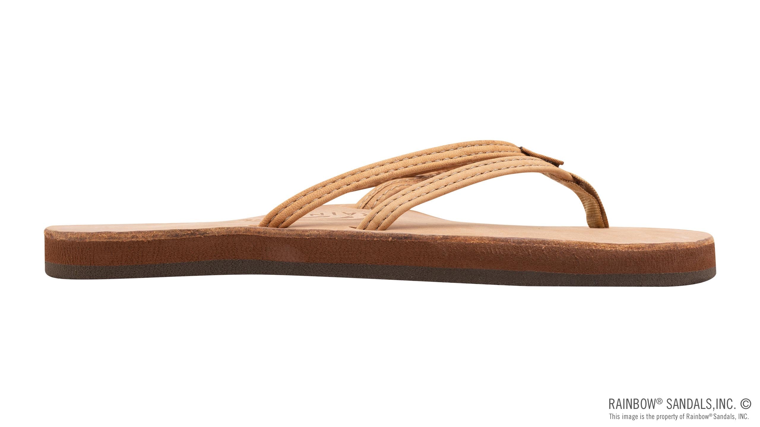 The Sandpiper - Luxury Leather  Single Layer Arch Support with 1/3" Double Narrow Strap