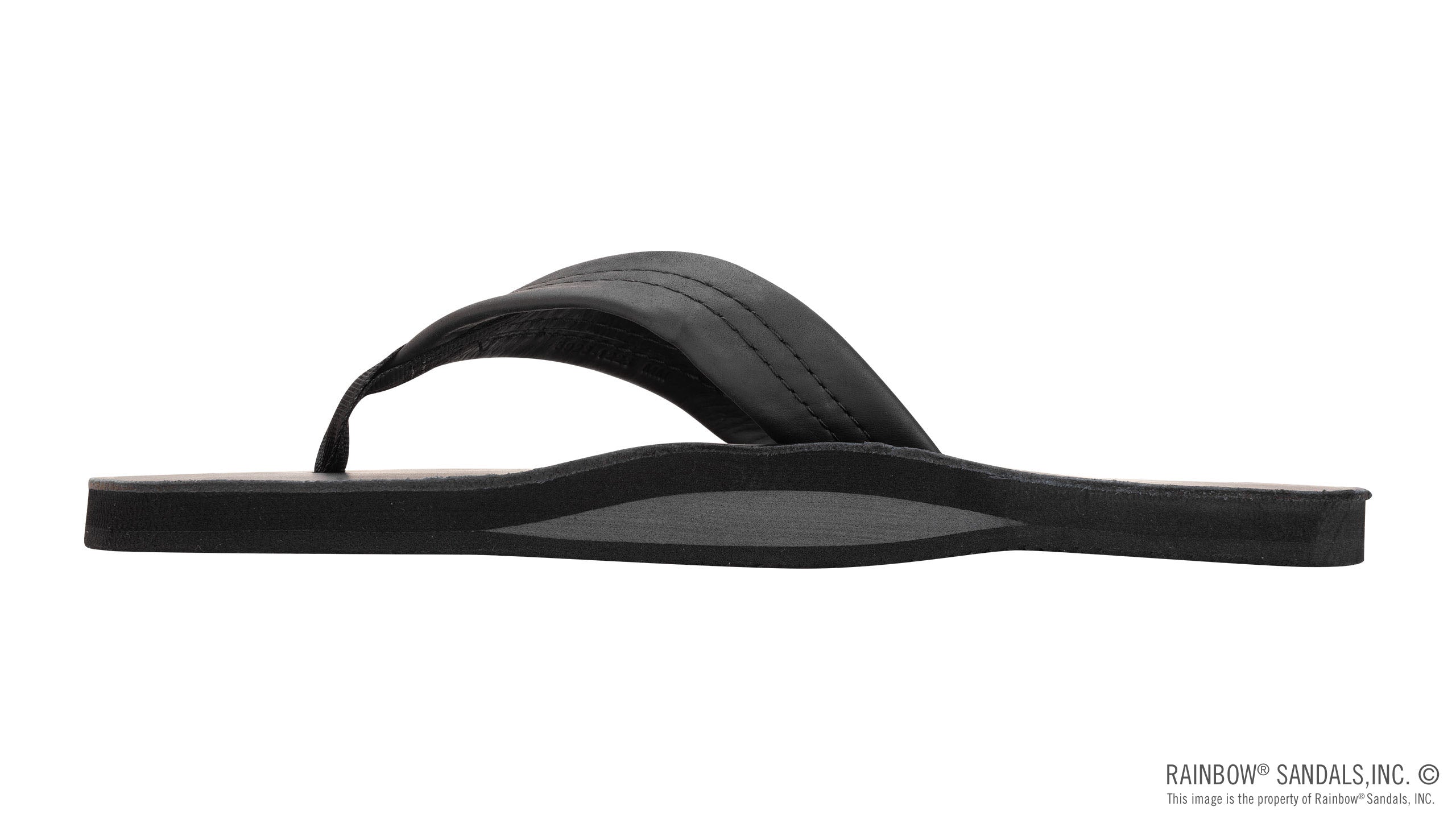Single Layer Classic Leather with Arch Support 1" Strap