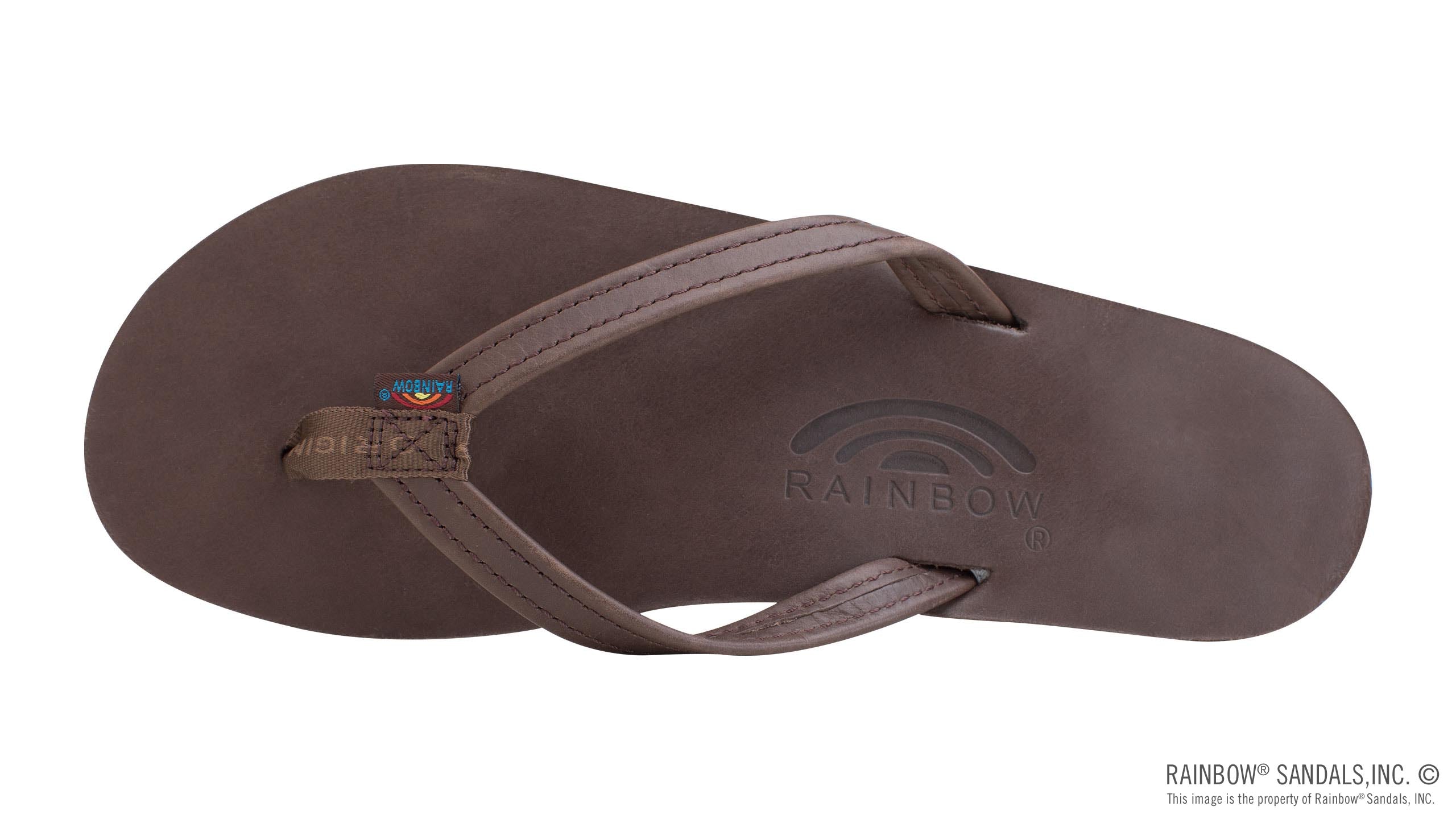 Single Layer Classic Leather with Arch Support and a 1/2" Narrow Strap