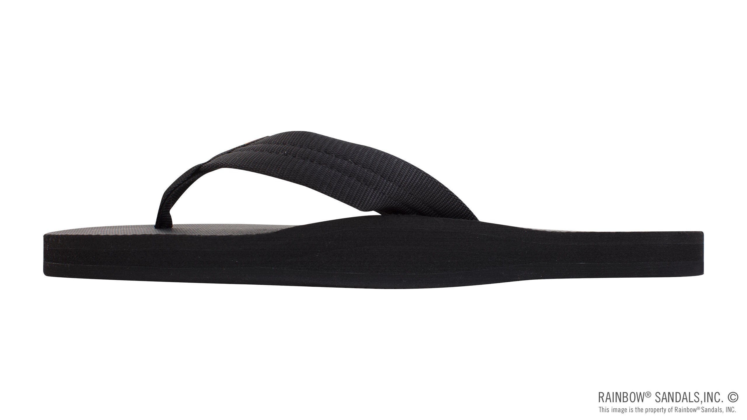 Classic Rubber - Single Layer Soft Top 1" Nylon Strap