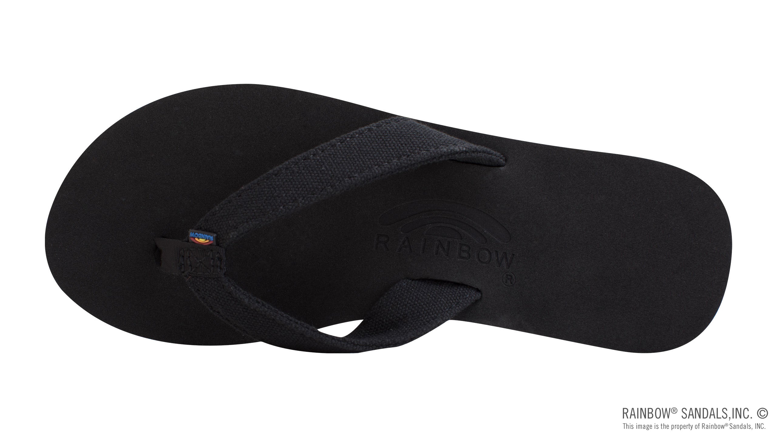 The Bella - Soft Top Black Tapered Canvas Strap