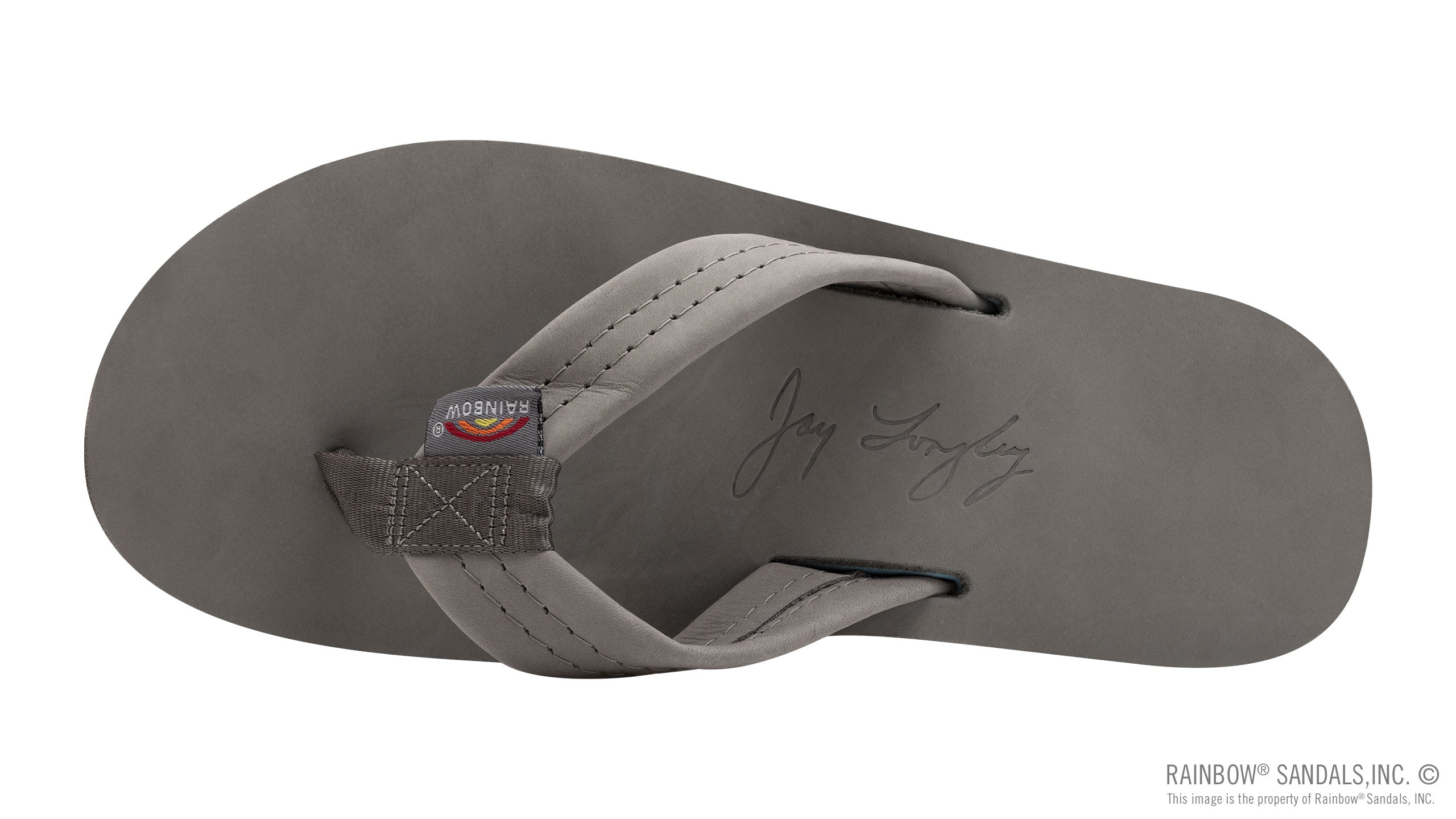 Signature Series - Men's Single Layer Premier Grey Leather Lt Blue Midsole
