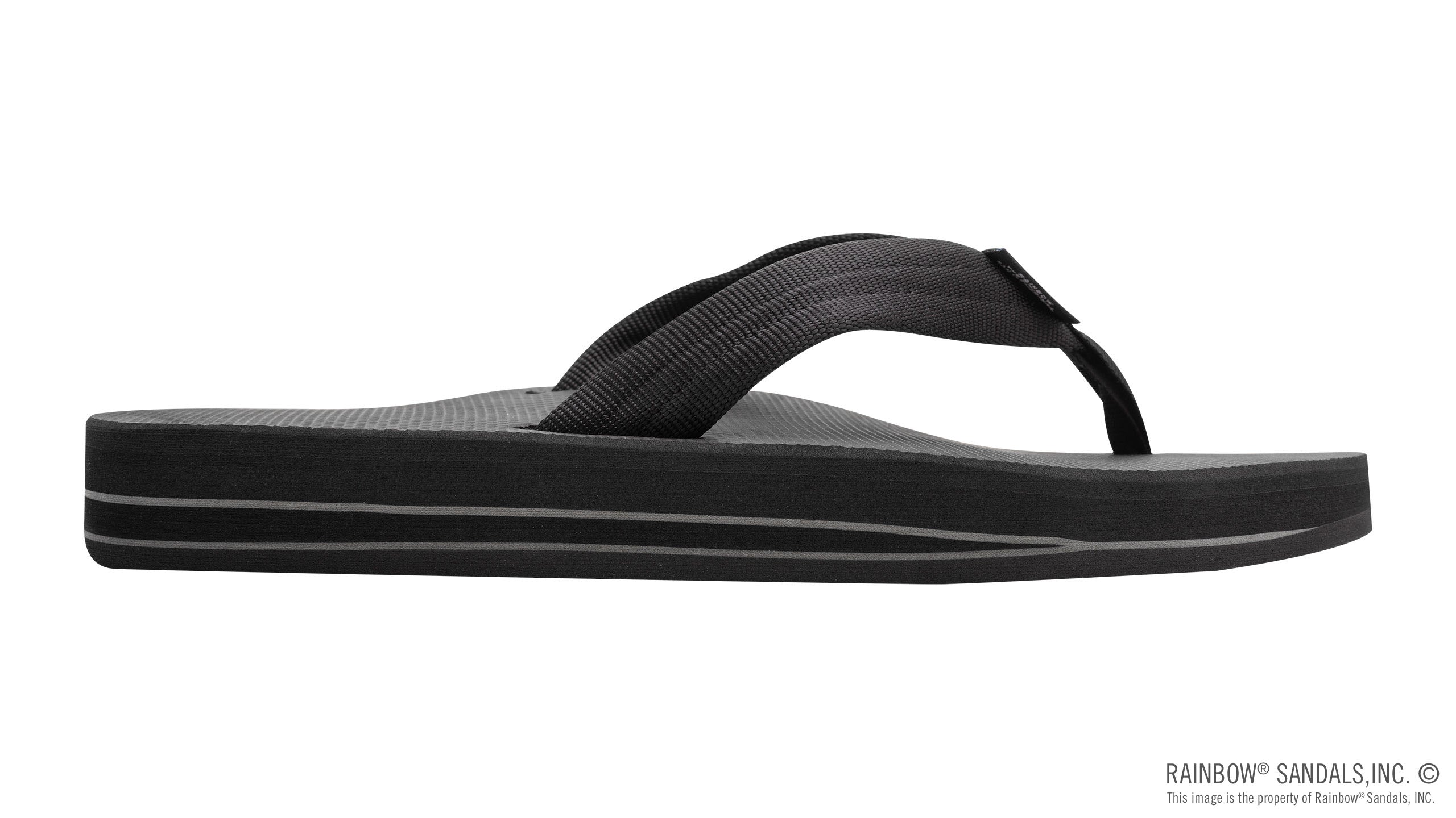 Classic Rubber - Double Layer Soft Top 1" Nylon Strap