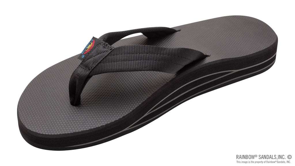 Classic Rubber - Double Layer Soft Top 1" Nylon Strap