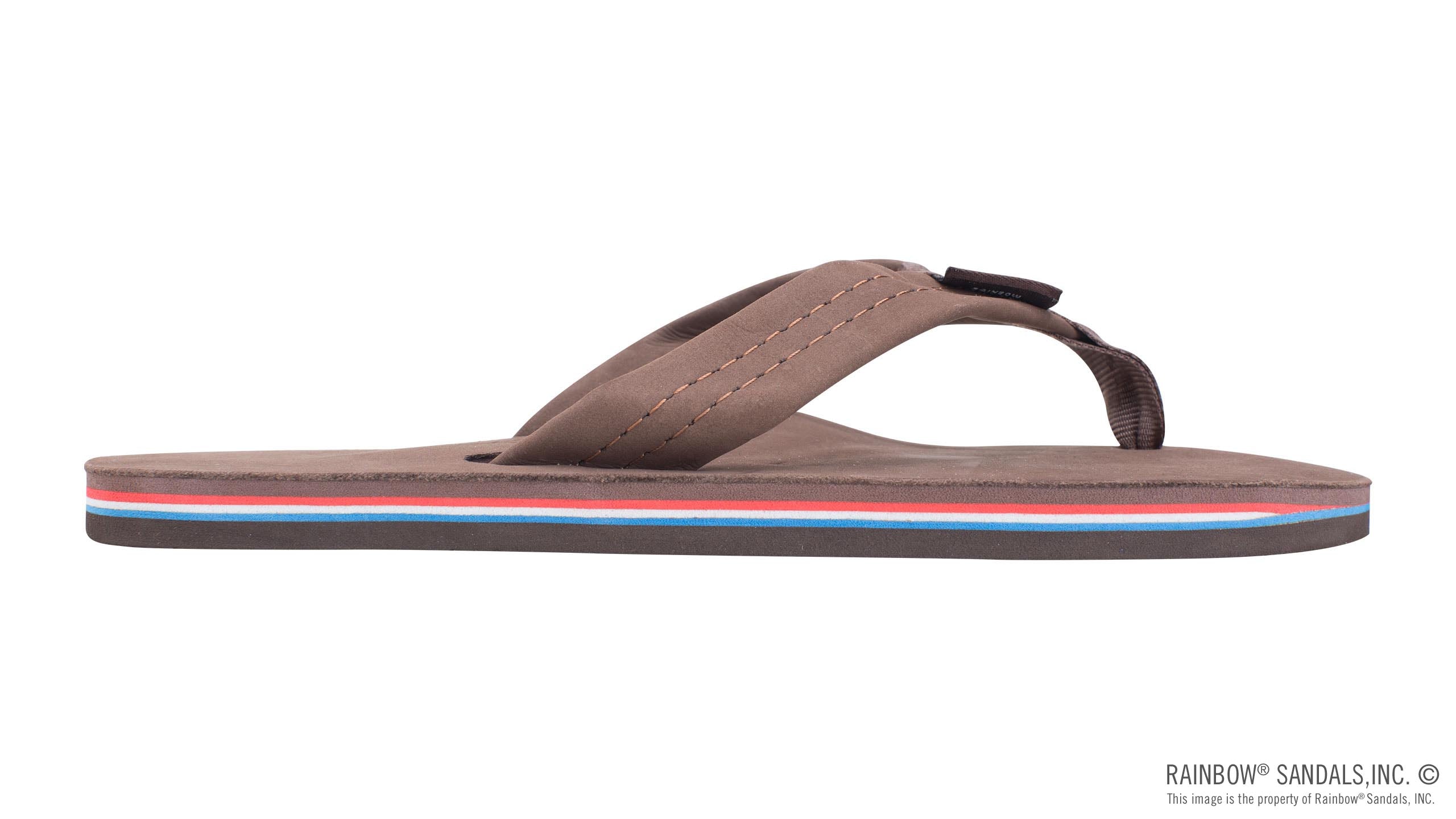 The Americana- Women's  Single layer eXpresso-Red White Blue Mid Sole