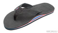The Americana - Men's Single layer Premier  Leather Red White & Blue Mid Sole