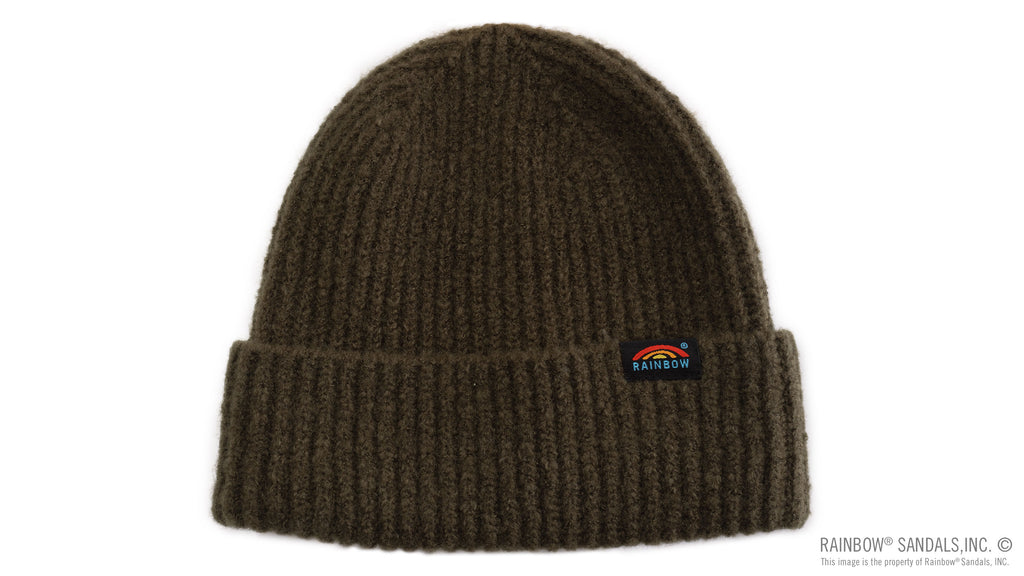 Marled Knit Beanie with Original Rainbow® Woven Label