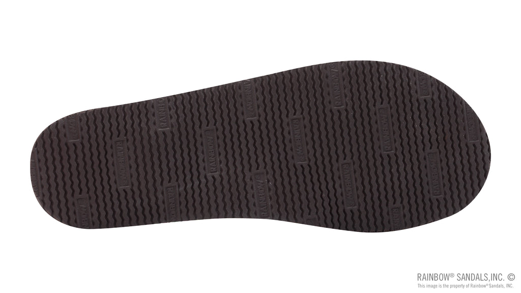 Cloud Dancer Leather Single Layer Arch Narrow Strap