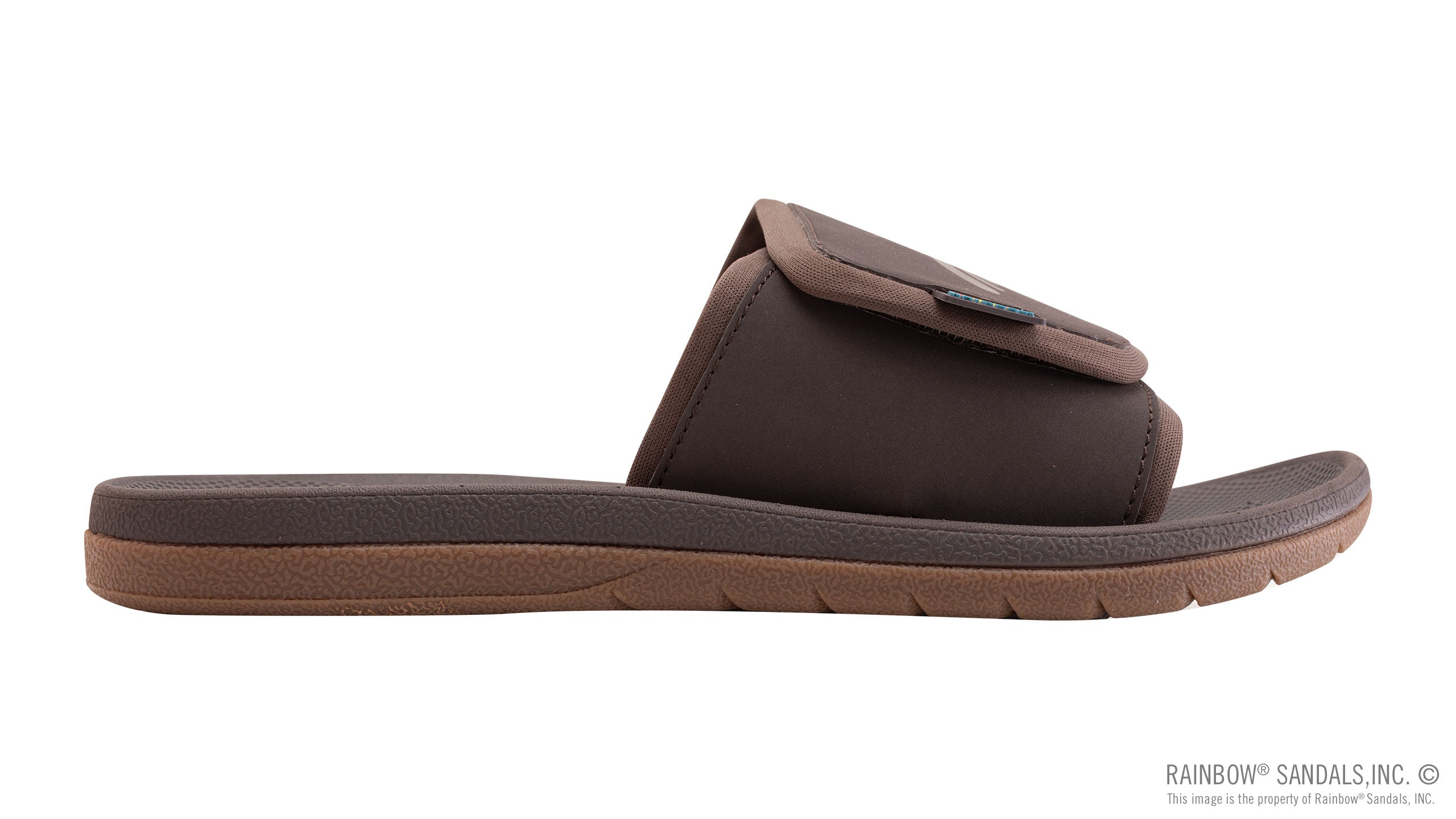 EastCape Slide - Men's Molded Rubber Black Adjustable Strap