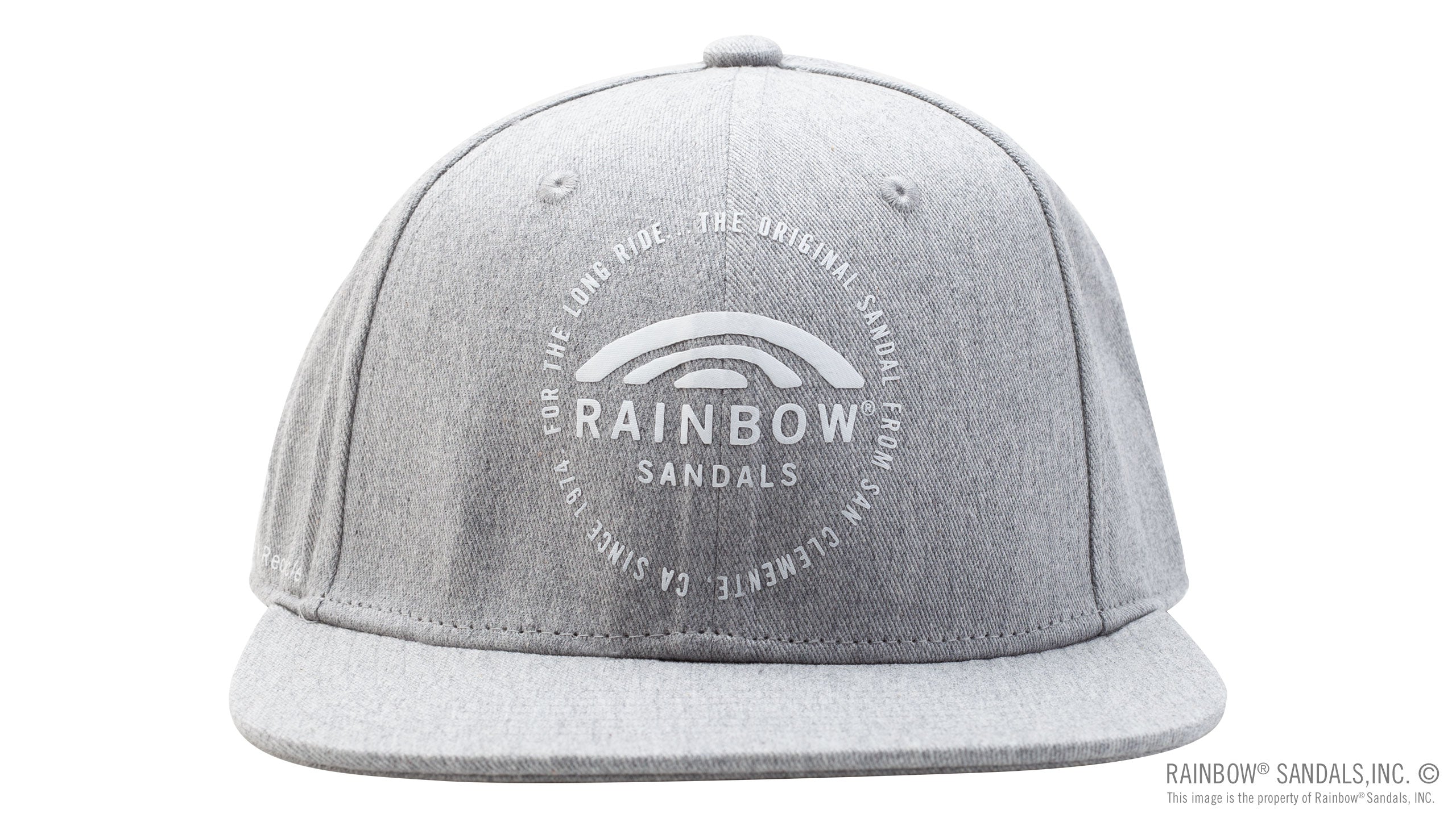 Rainbow® Sandals Circle Logo Graphite Snap Back Hat