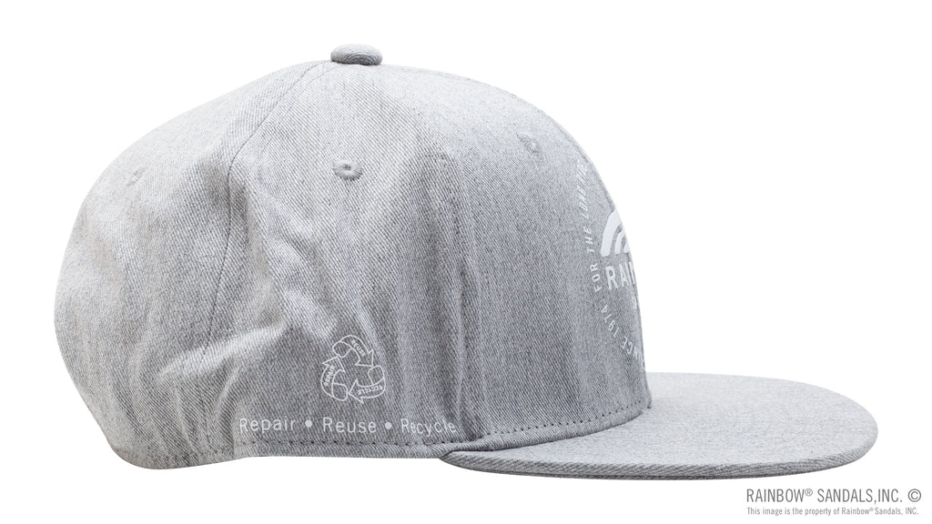 Rainbow® Sandals Circle Logo Graphite Snap Back Hat