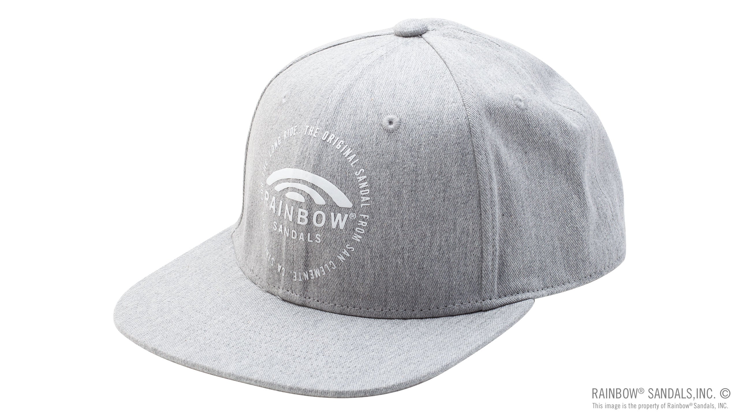 Rainbow® Sandals Circle Logo Graphite Snap Back Hat