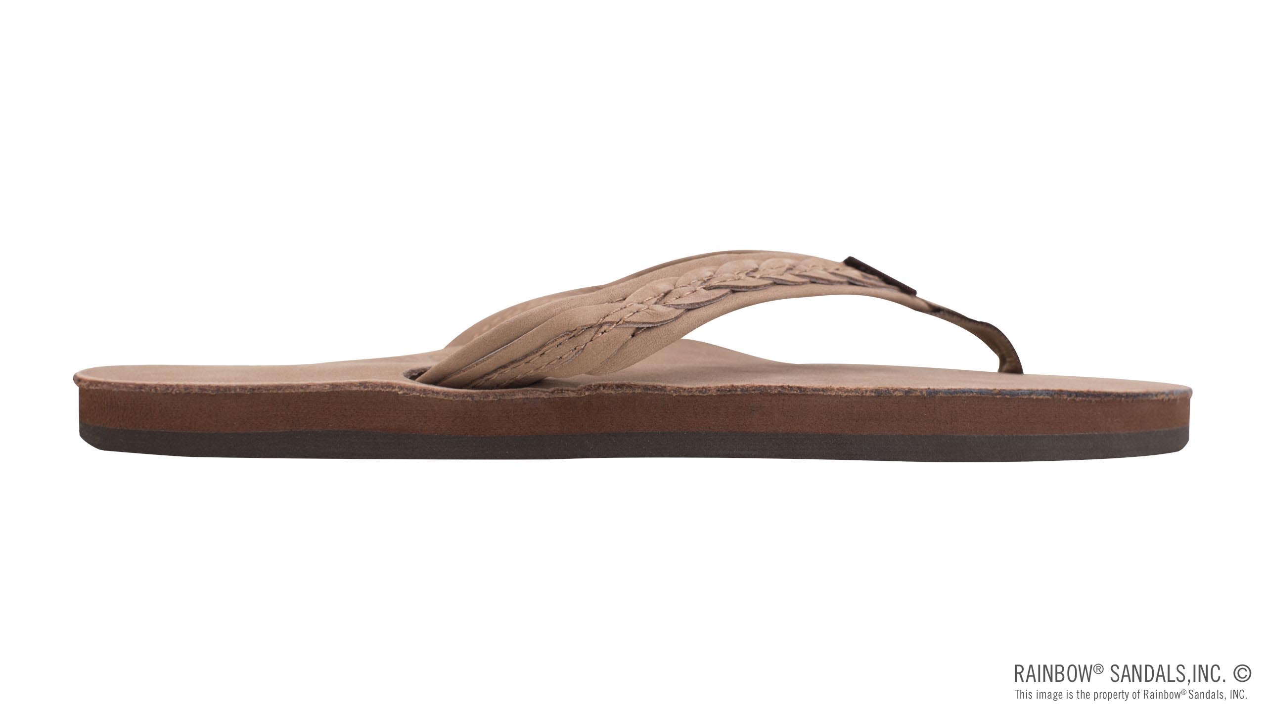 The Madison - Single Layer Arch Support with a Braid on a 3/4" Medium Rolled Strap