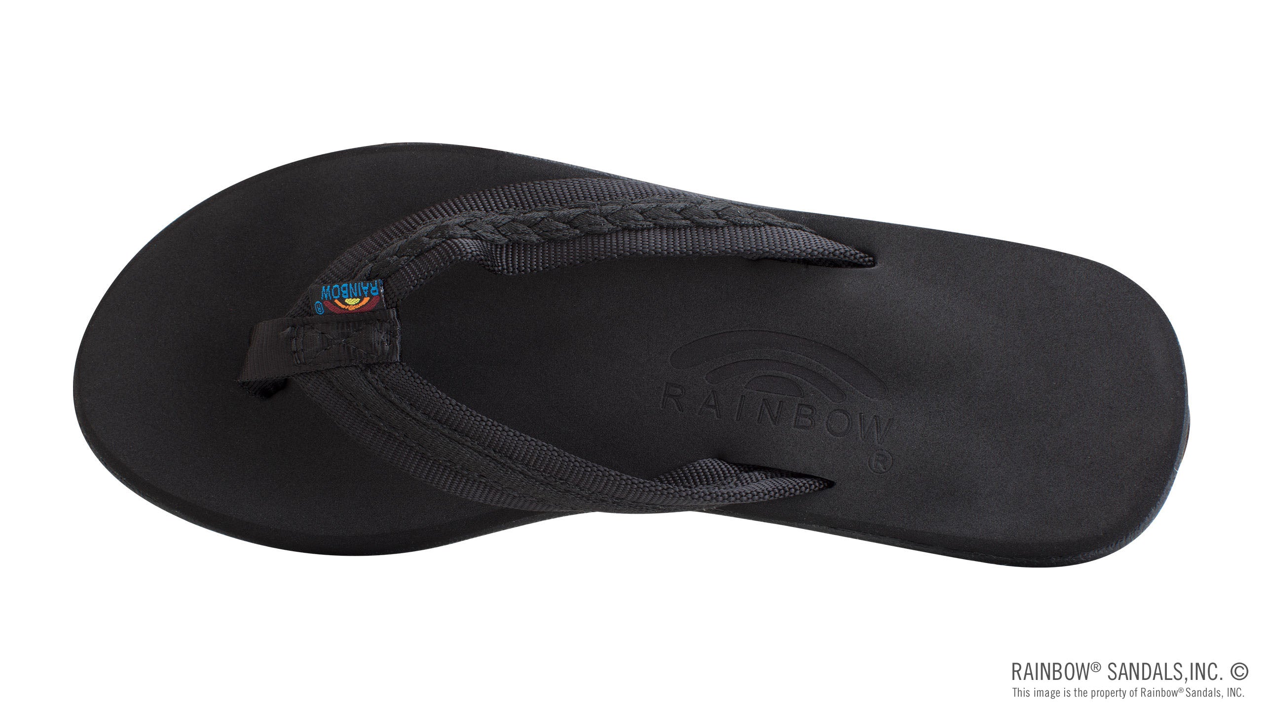 The Paisley – Ladies Soft Top Rubber with a 3/4" Nylon Flirty Braidy Strap