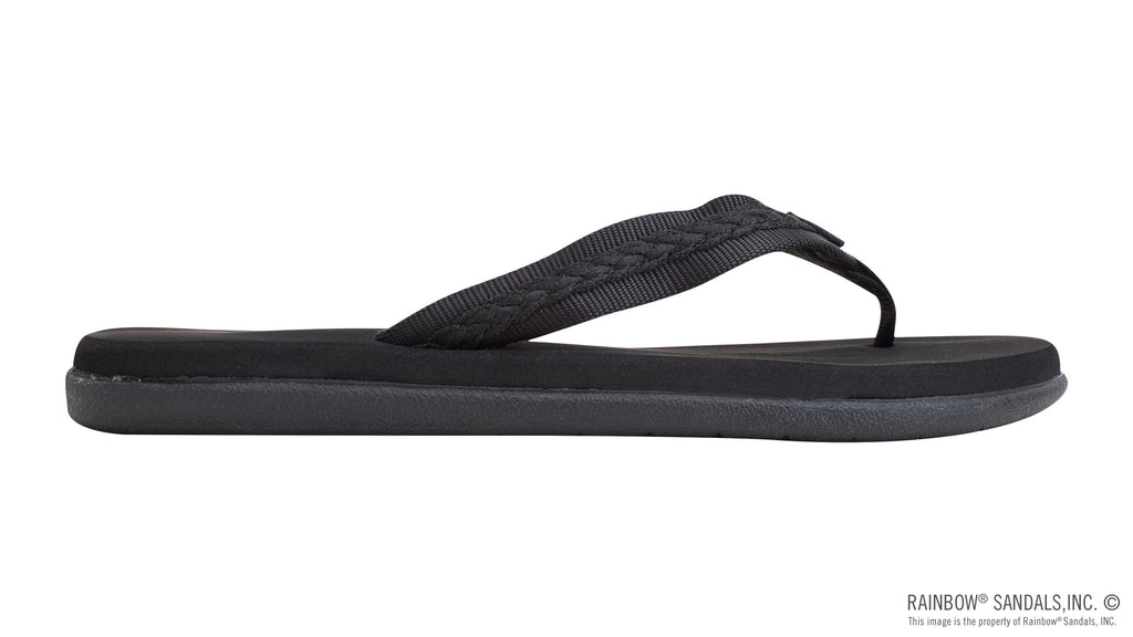 The Paisley – Ladies Soft Top Rubber with a 3/4" Nylon Flirty Braidy Strap