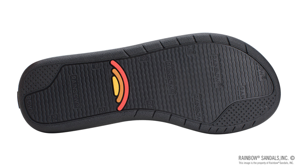 The Paisley – Ladies Soft Top Rubber with a 3/4" Nylon Flirty Braidy Strap