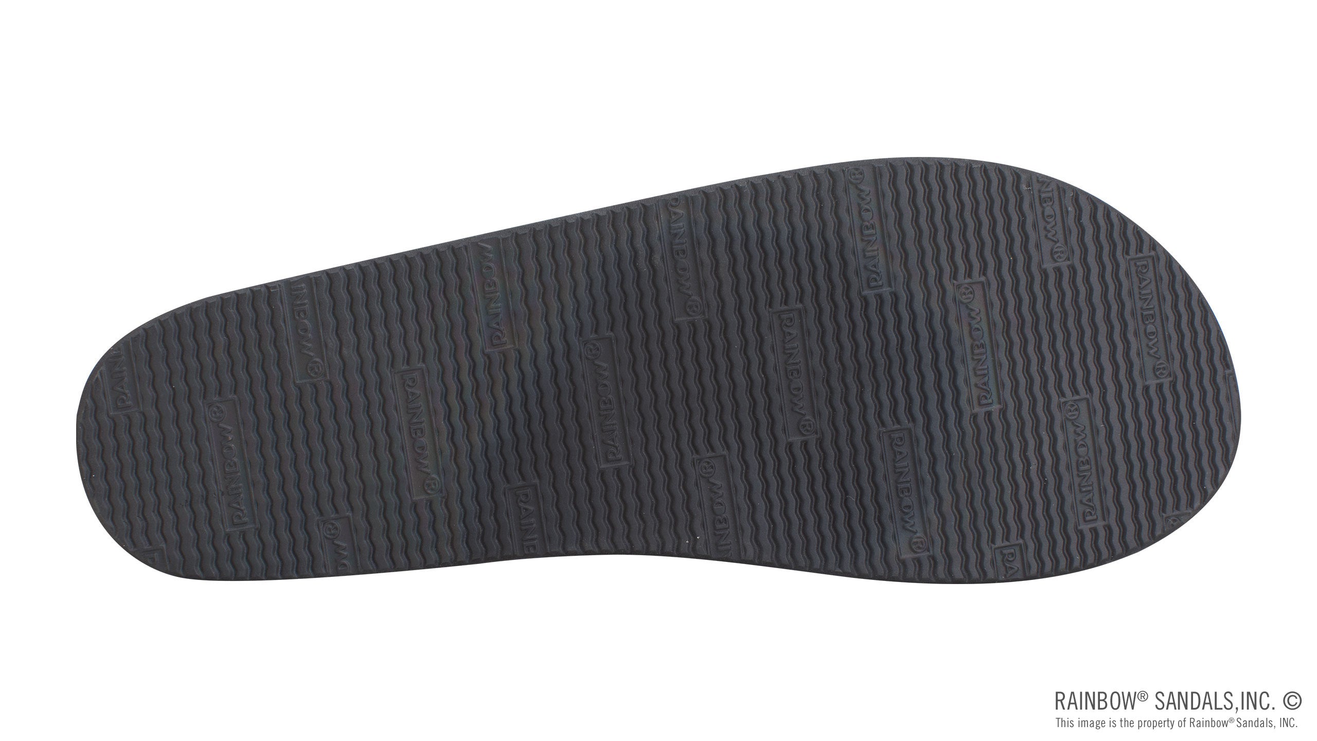 The Rastafarian - Single Layer Black Hemp with Rasta Mid Sole and 1" Strap